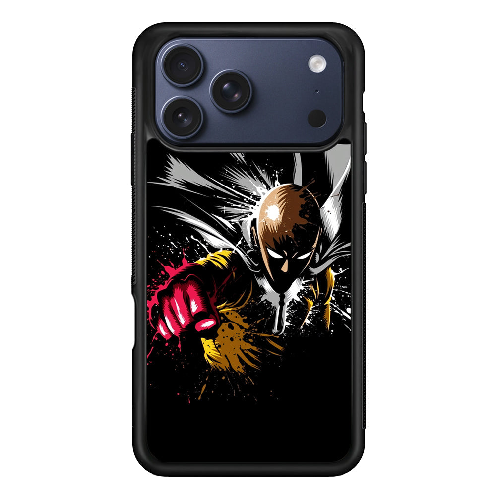 One Punch Man Saitama Painting iPhone 17 Pro Max Case - Altracase