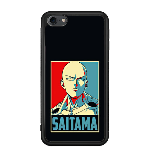 One Punch Man Saitama Poster iPod Touch 6 Case-Phone Case-Rubber White (2D Case)-Altracase