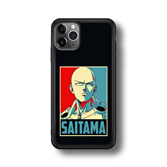 One Punch Man Saitama Poster iPhone 11 Pro Max Case