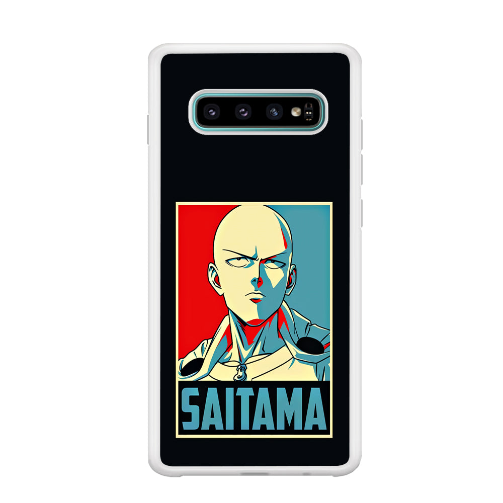One Punch Man Saitama Poster Samsung Galaxy S10 Plus Case