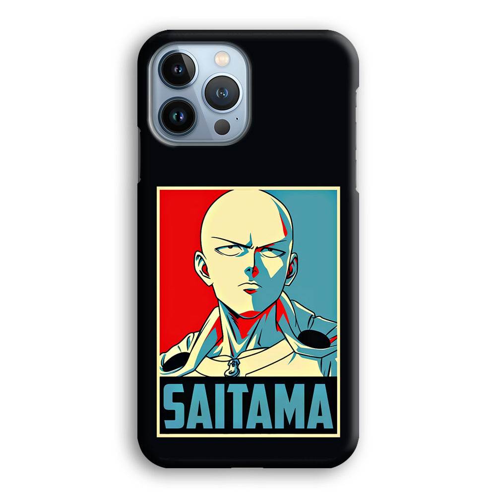 One Punch Man Saitama Poster iPhone 14 Pro Max Case