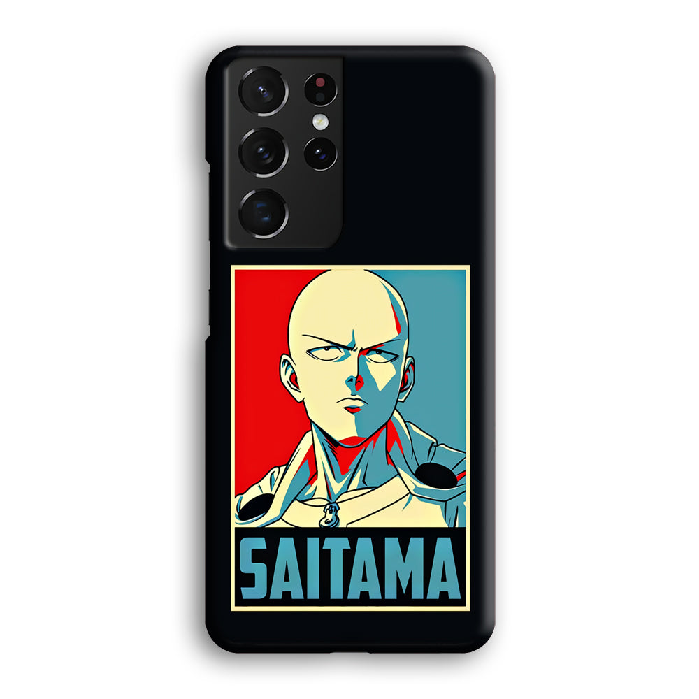 One Punch Man Saitama Poster Samsung Galaxy S22 Ultra Case