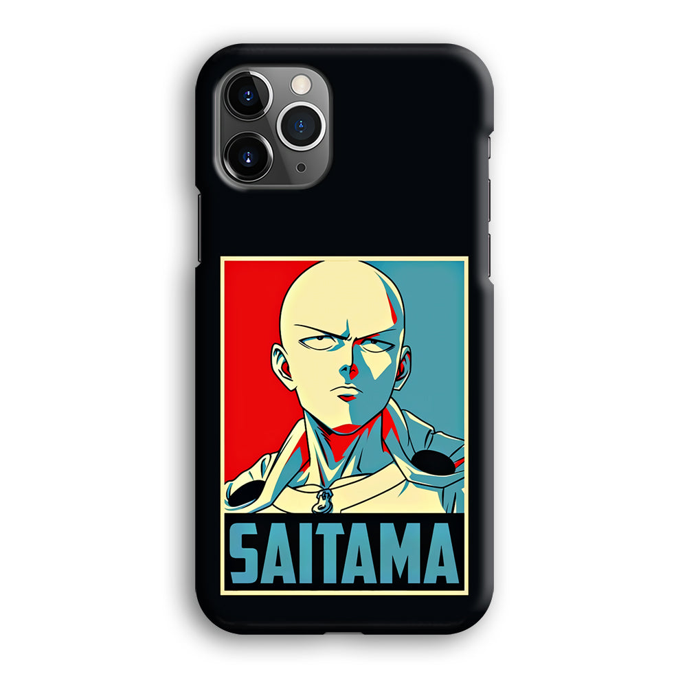 One Punch Man Saitama Poster iPhone 12 Pro Case