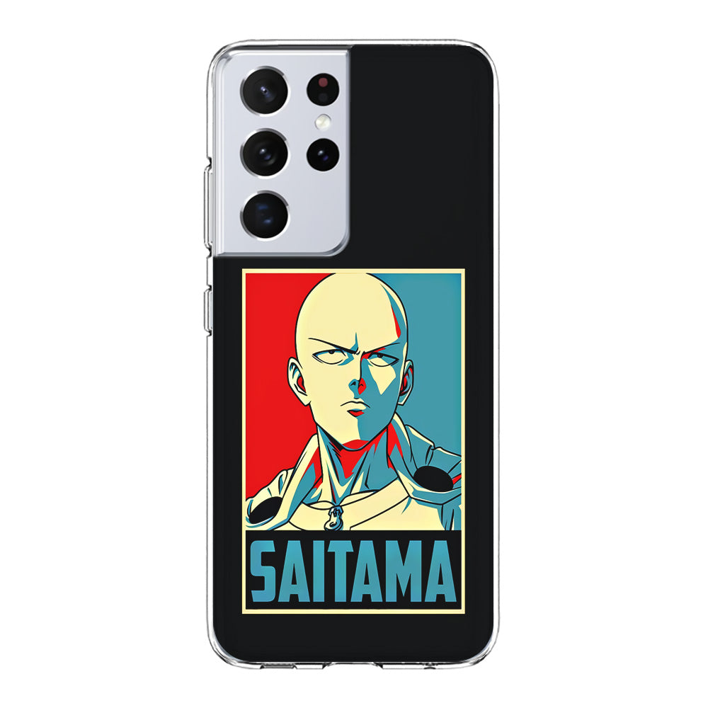 One Punch Man Saitama Poster Samsung Galaxy S23 Ultra Case