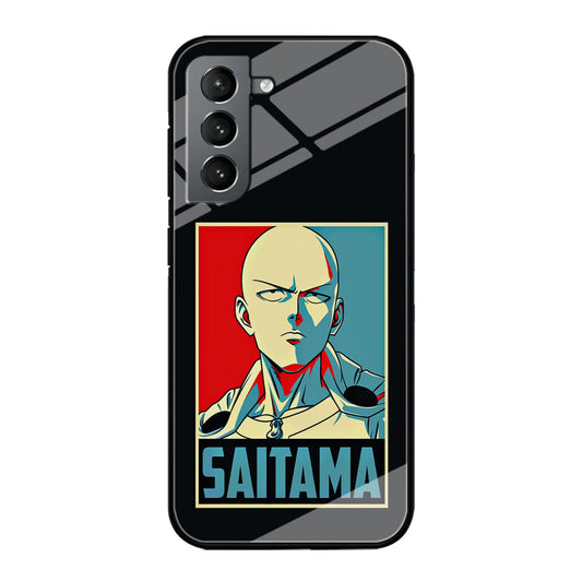 One Punch Man Saitama Poster Samsung Galaxy S24 Plus Case-Phone Case-Tempered Glass Case-Altracase