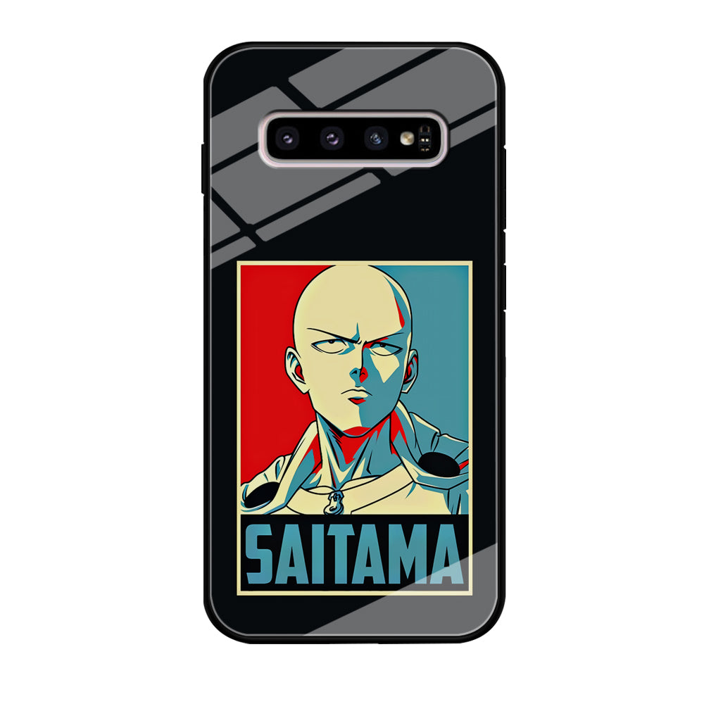 One Punch Man Saitama Poster Samsung Galaxy S10 Plus Case