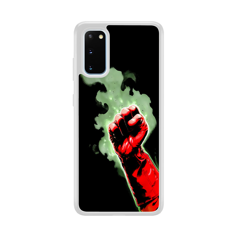 One Punch Man Saitama Punch Samsung Galaxy S20 Case