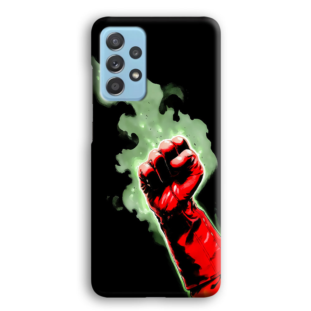 One Punch Man Saitama Punch Samsung Galaxy A52 Case