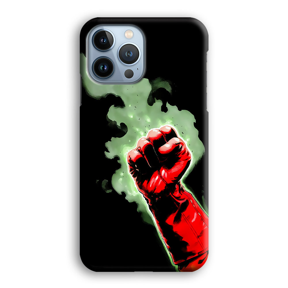 One Punch Man Saitama Punch iPhone 14 Pro Max Case