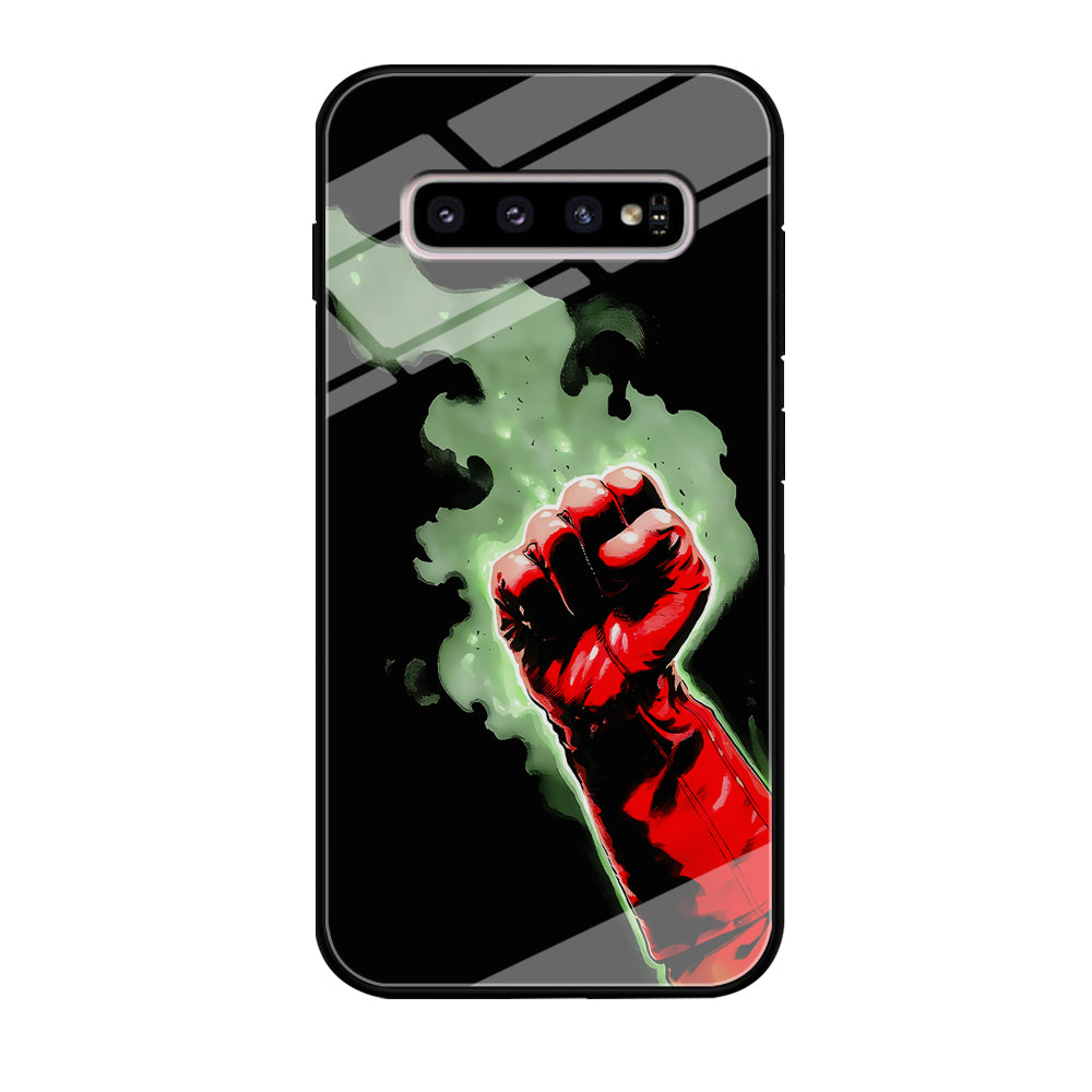One Punch Man Saitama Punch Samsung Galaxy S10 Plus Case