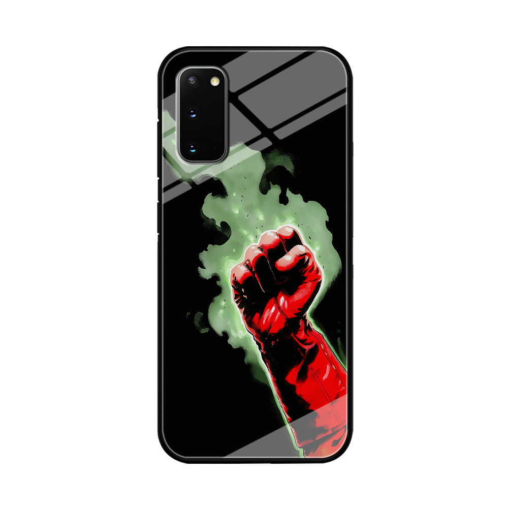 One Punch Man Saitama Punch Samsung Galaxy S20 Case