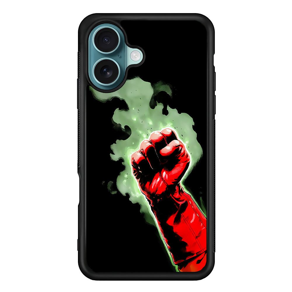 One Punch Man Saitama Punch iPhone 16 Plus Case - Altracase