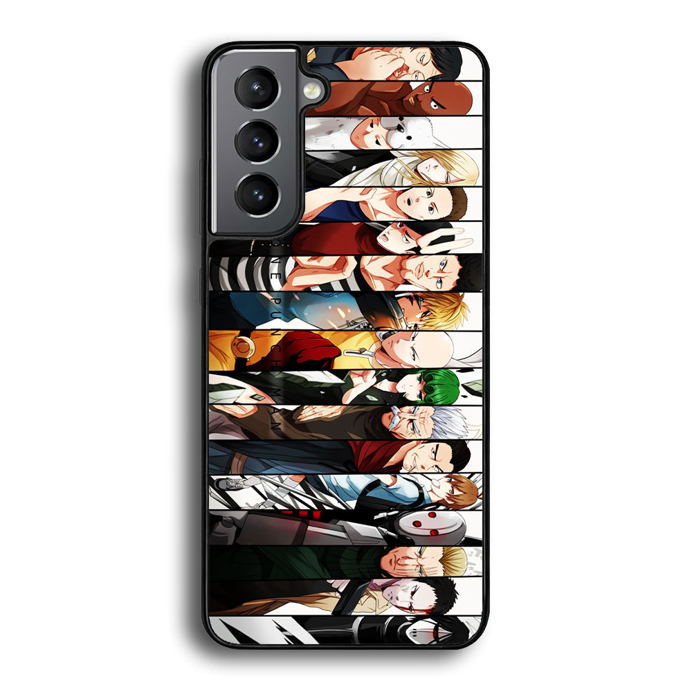 One Punch Man Saitama S-Class Samsung Galaxy A16 Case-Phone Case-Rubber Black (2D Case)-Altracase