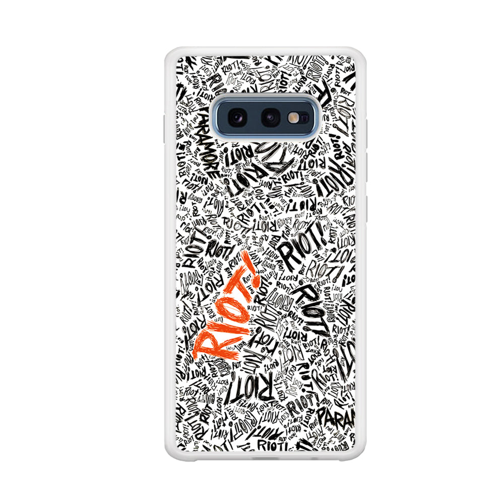 Paramore Riot Abstract Samsung Galaxy S10E Case