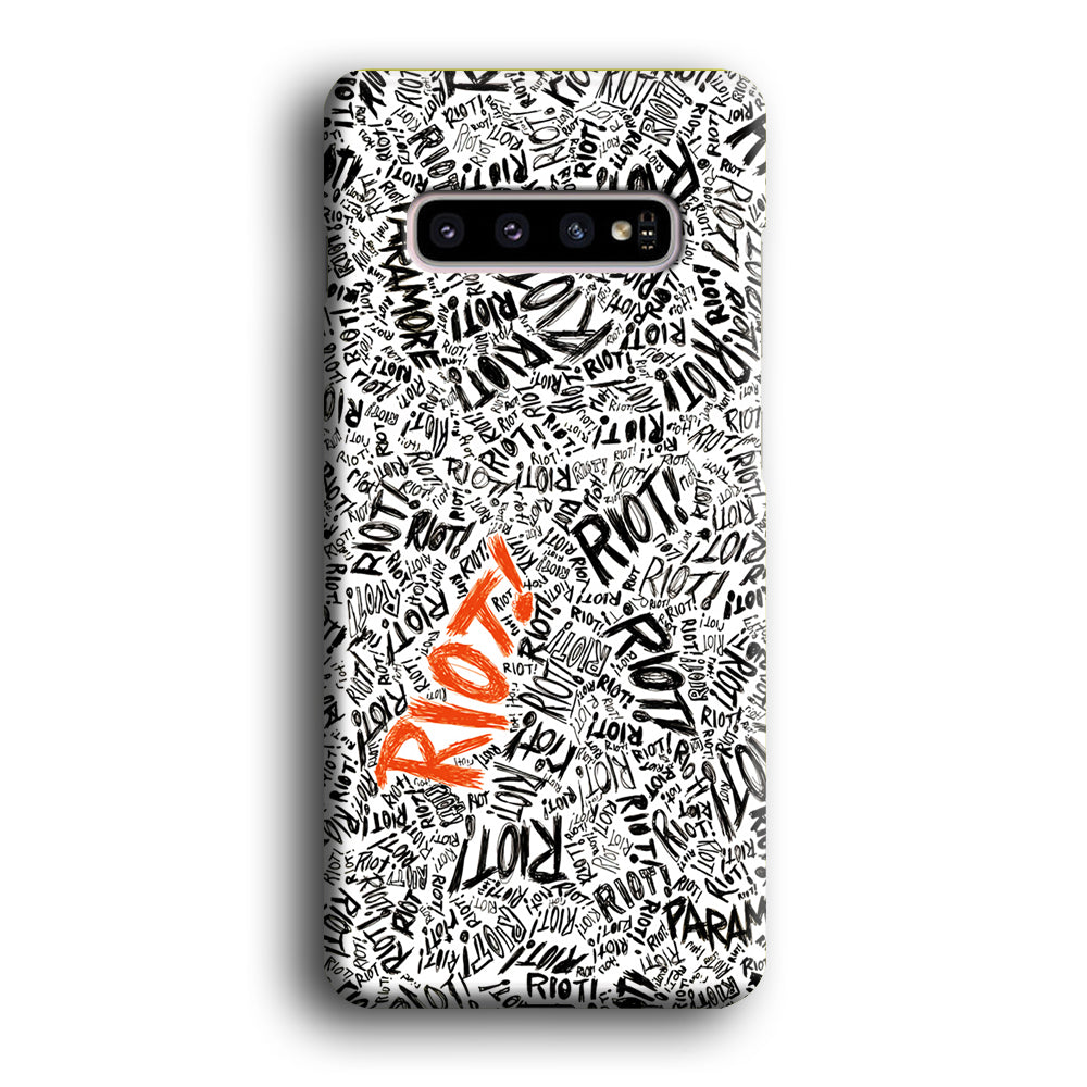 Paramore Riot Abstract Samsung Galaxy S10 Plus Case