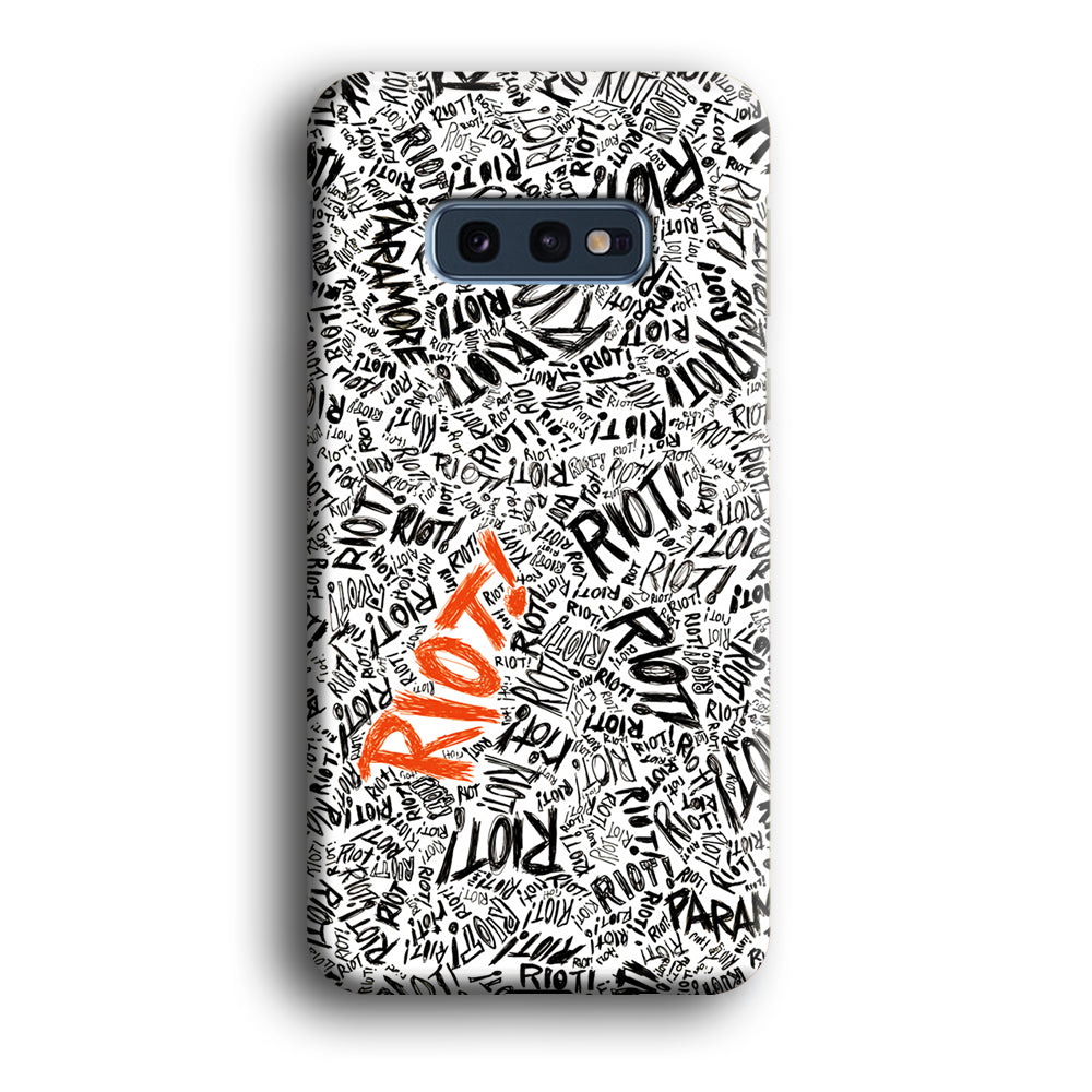 Paramore Riot Abstract Samsung Galaxy S10E Case