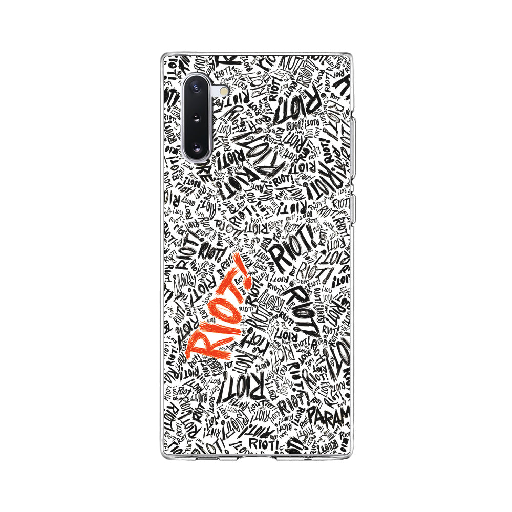 Paramore Riot Abstract Samsung Galaxy Note 10 Case