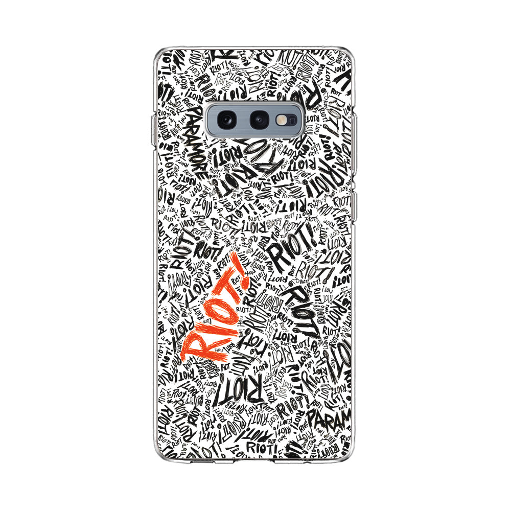 Paramore Riot Abstract Samsung Galaxy S10E Case