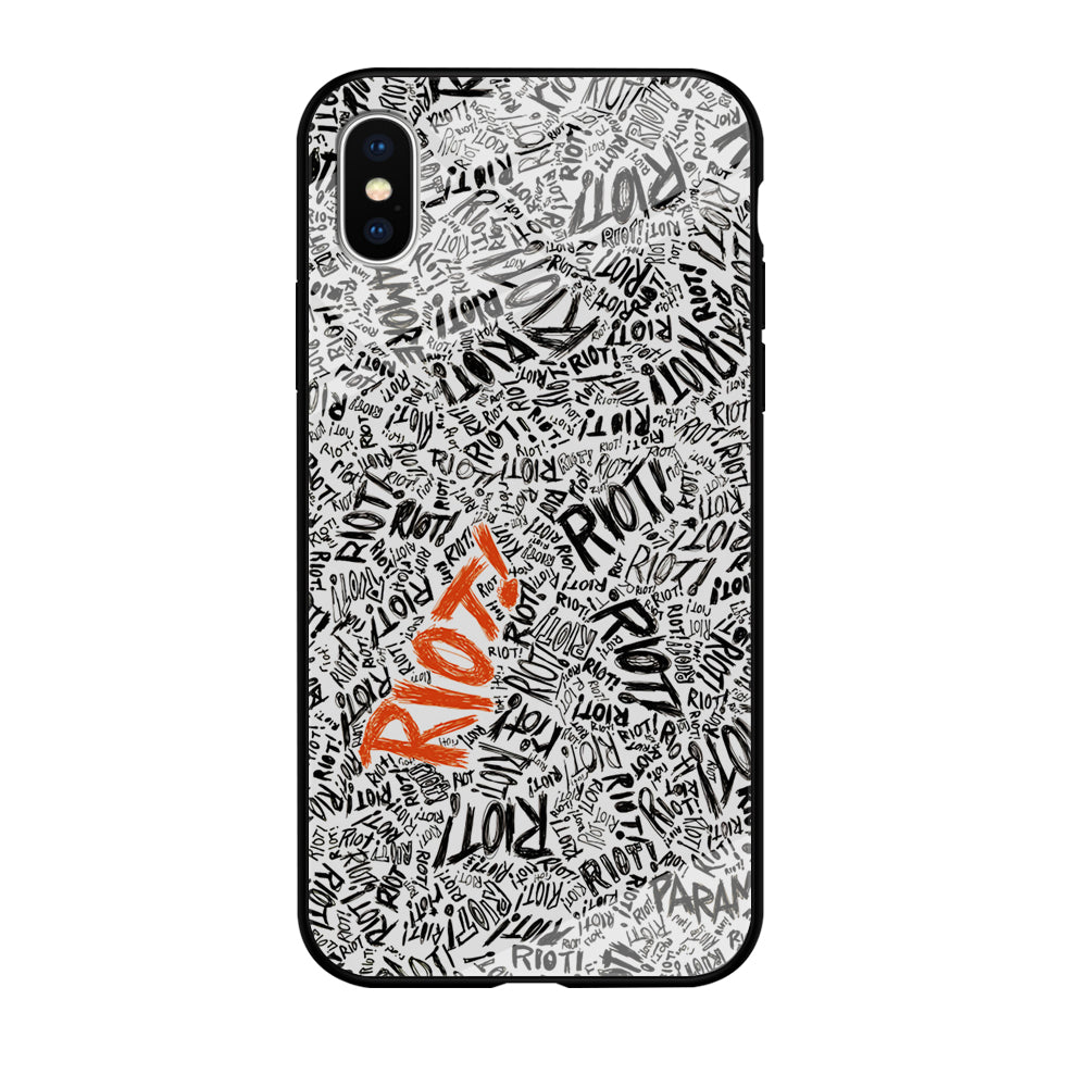 Paramore Riot Abstract iPhone X Case