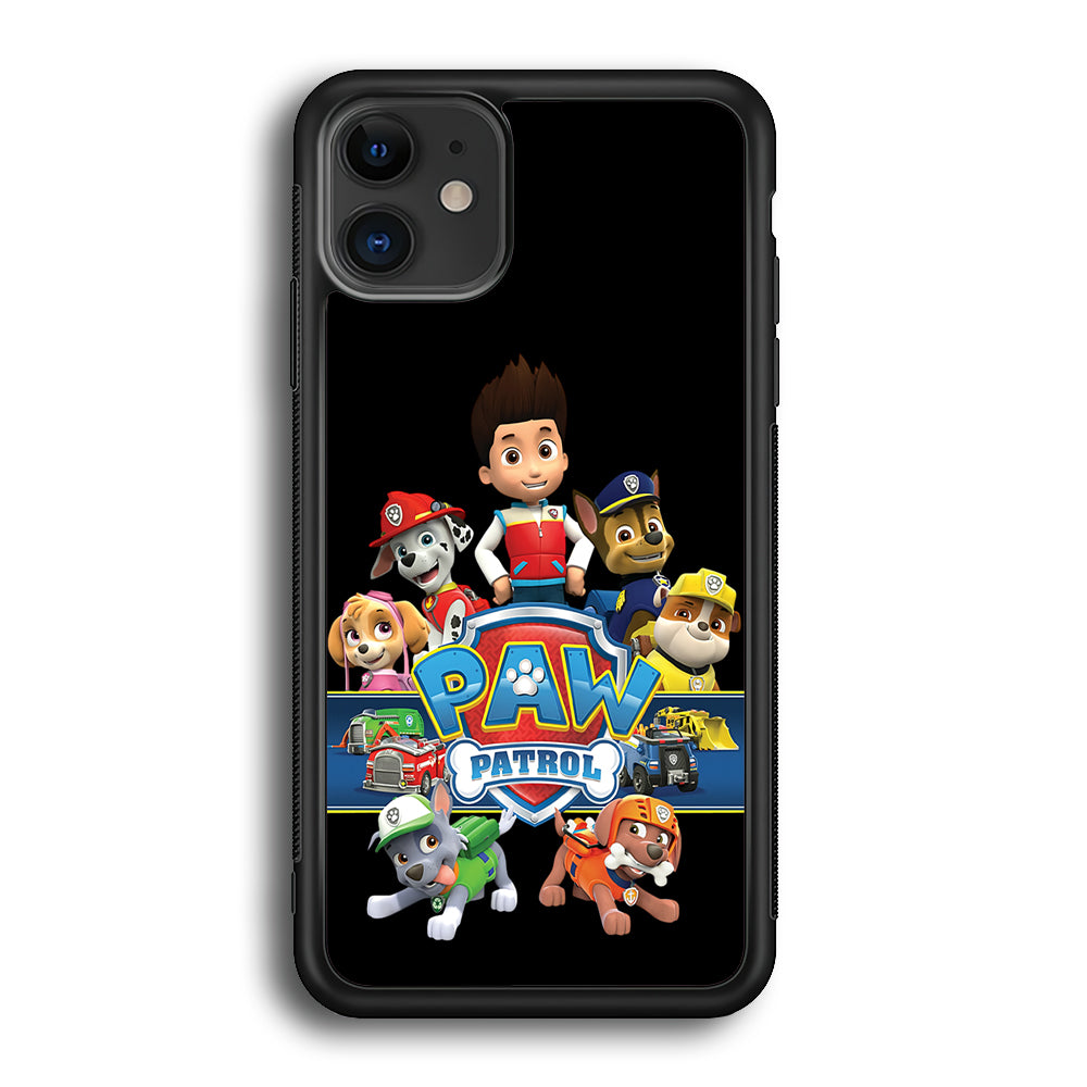 Paw Patrol Black iPhone 12 Case