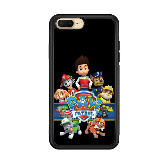 Paw Patrol Black iPhone 8 Plus Case