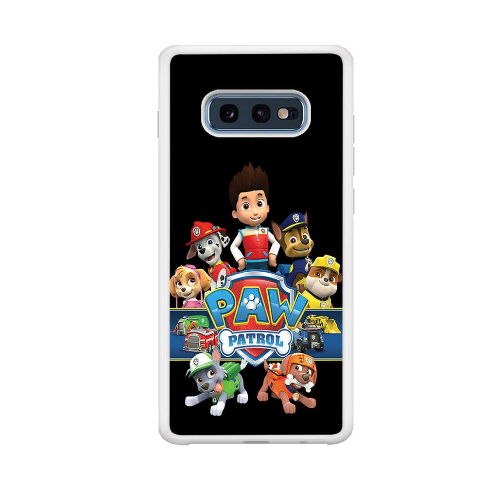 Paw Patrol Black Samsung Galaxy S10E Case