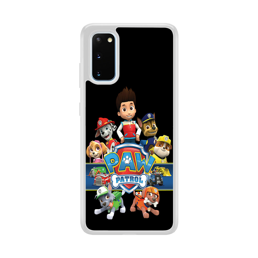 Paw Patrol Black Samsung Galaxy S20 Case