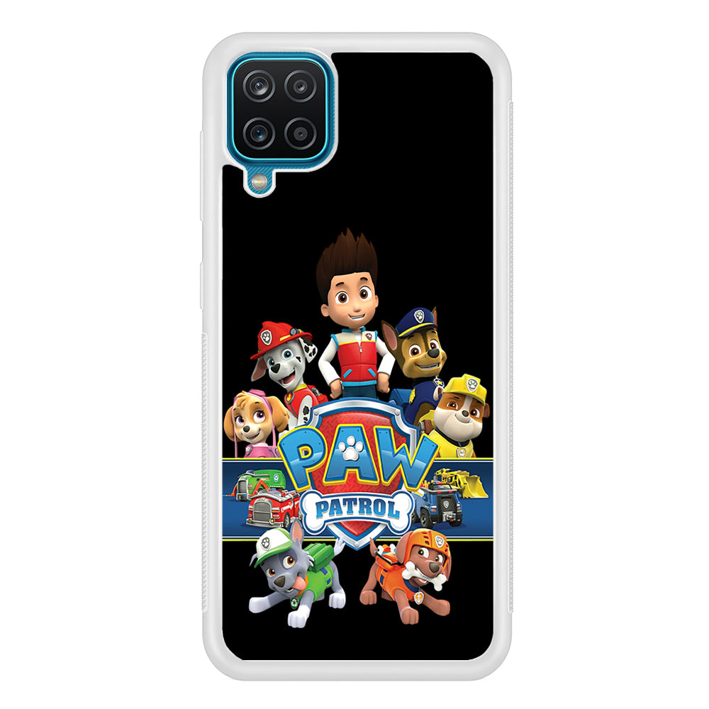 Paw Patrol Black Samsung Galaxy A12 Case