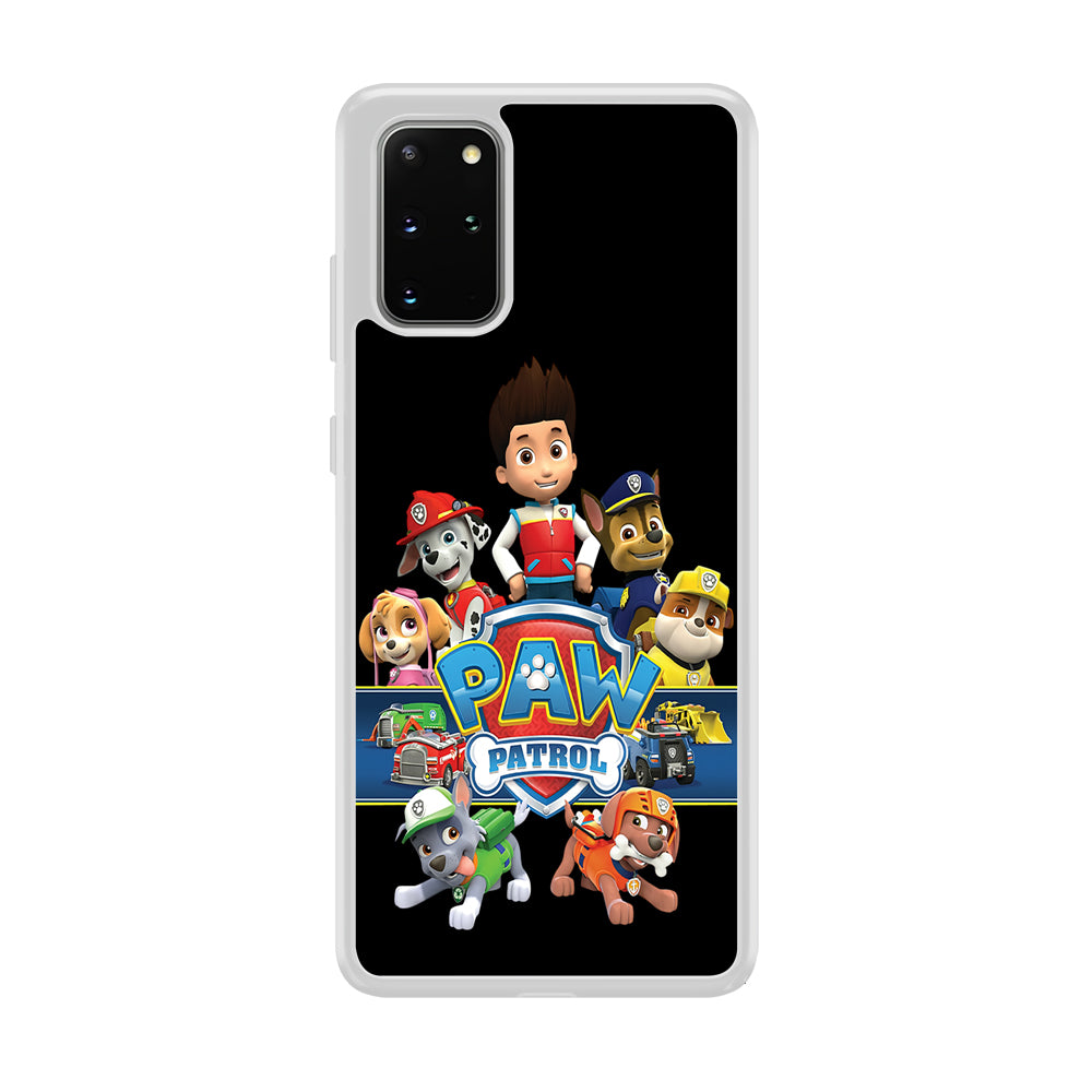 Paw Patrol Black Samsung Galaxy S20 Plus Case