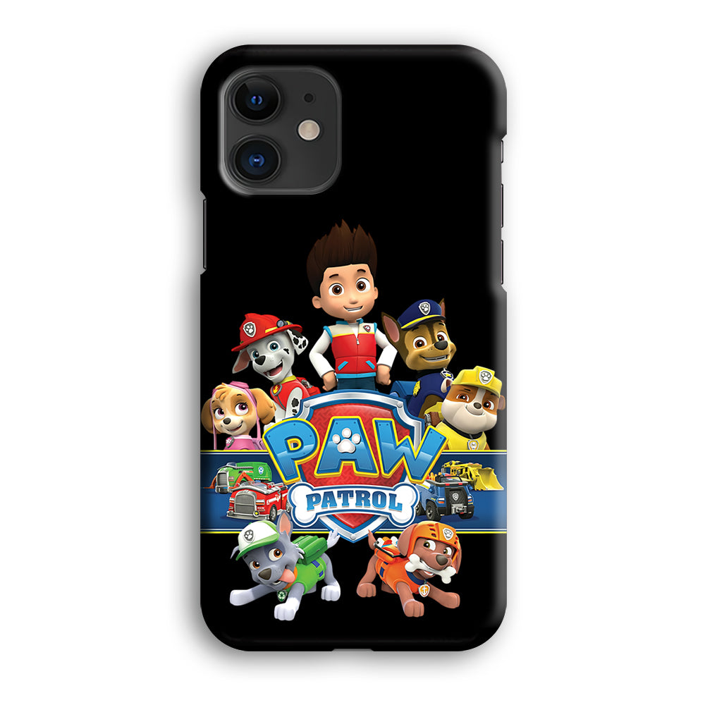 Paw Patrol Black iPhone 12 Case