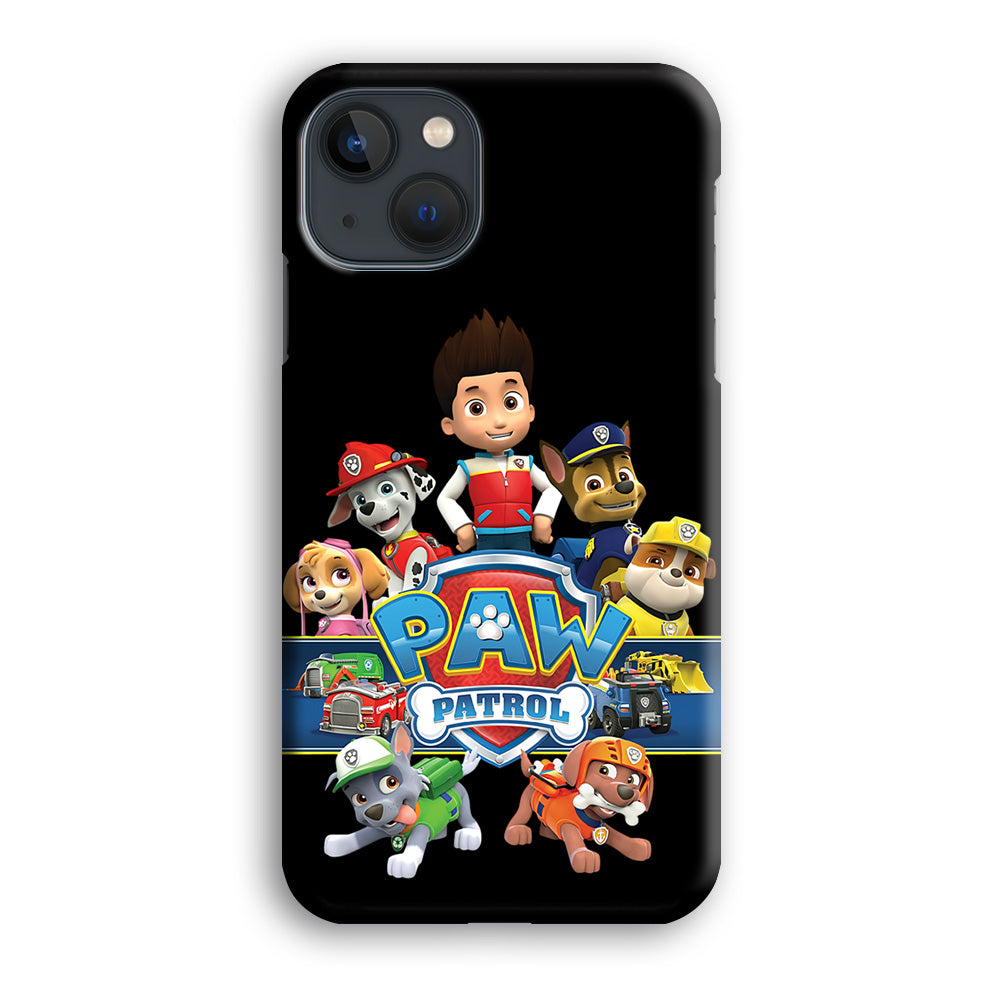 Paw Patrol Black iPhone 14 Plus Case