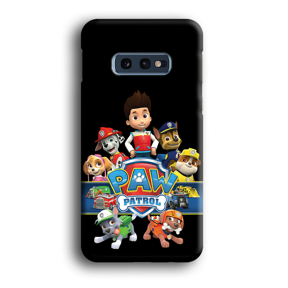 Paw Patrol Black Samsung Galaxy S10E Case