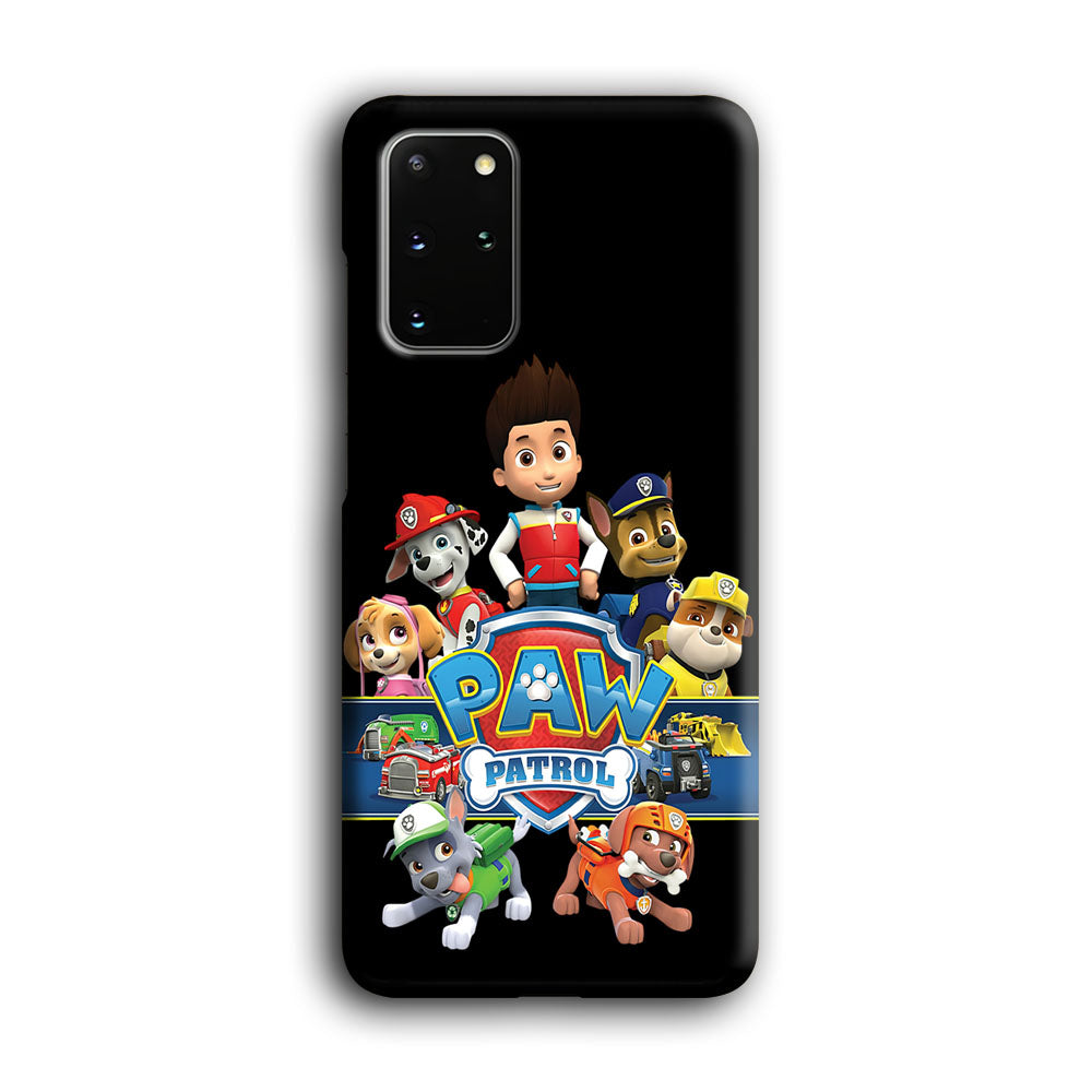 Paw Patrol Black Samsung Galaxy S20 Plus Case