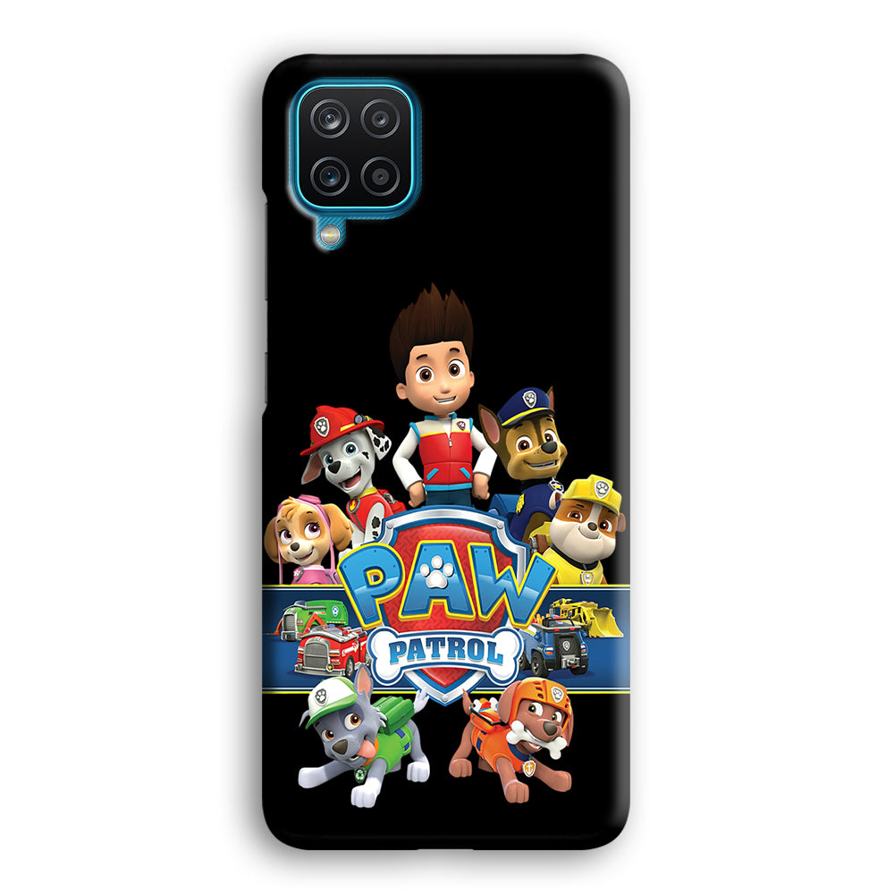 Paw Patrol Black Samsung Galaxy A12 Case