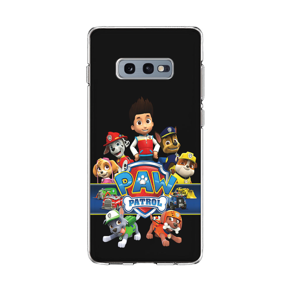 Paw Patrol Black Samsung Galaxy S10E Case