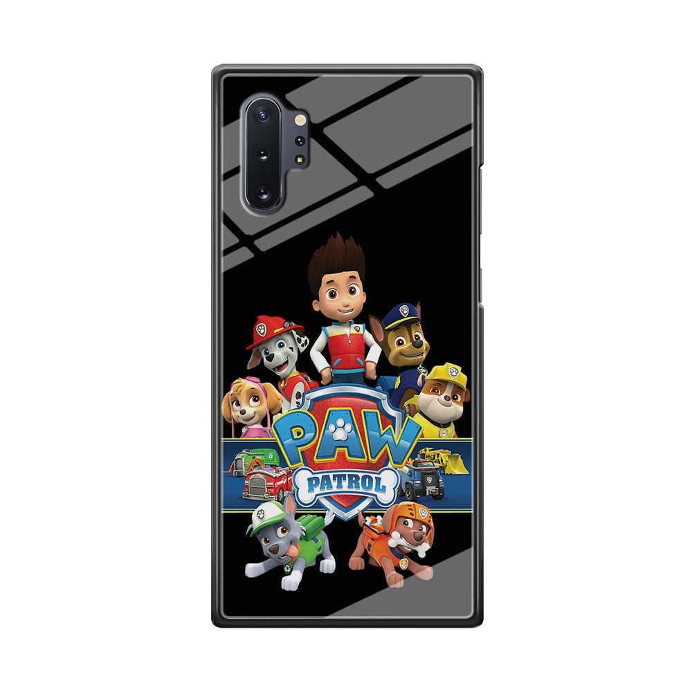 Paw Patrol Black Samsung Galaxy Note 10 Plus Case