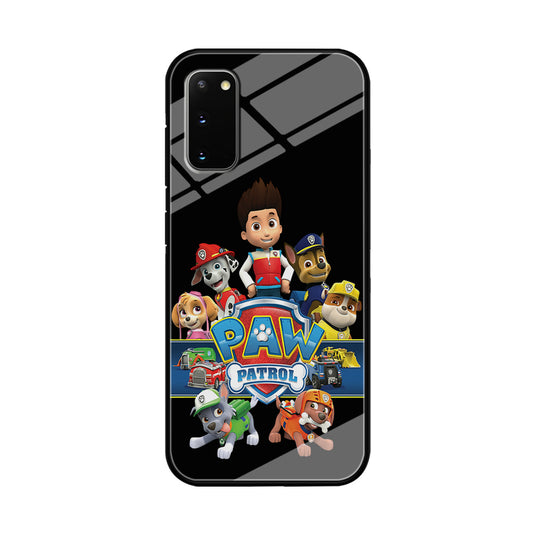 Paw Patrol Black Samsung Galaxy S20 Case