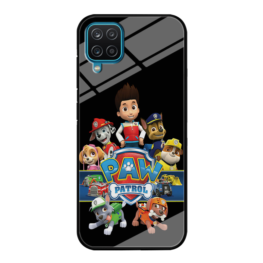 Paw Patrol Black Samsung Galaxy A12 Case