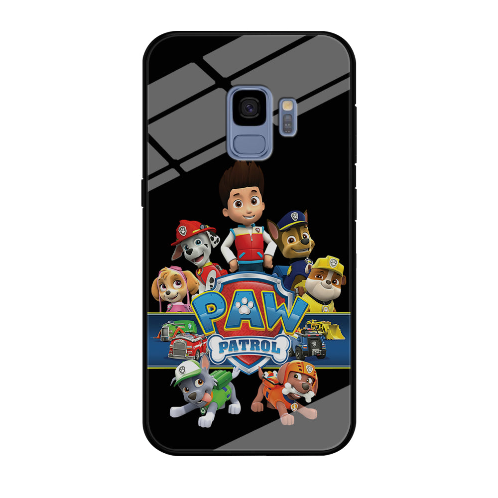 Paw Patrol Black Samsung Galaxy S9 Case