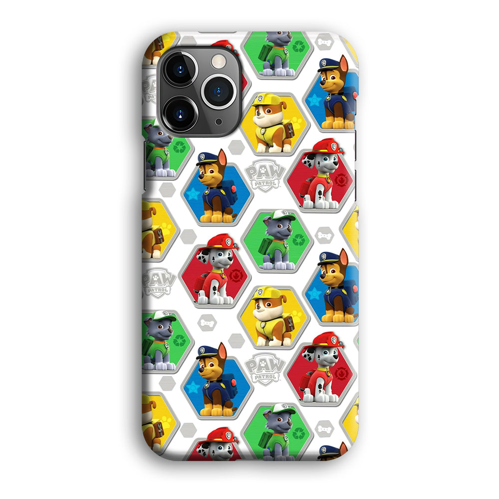 Paw Patrol Patern White iPhone 12 Pro Case