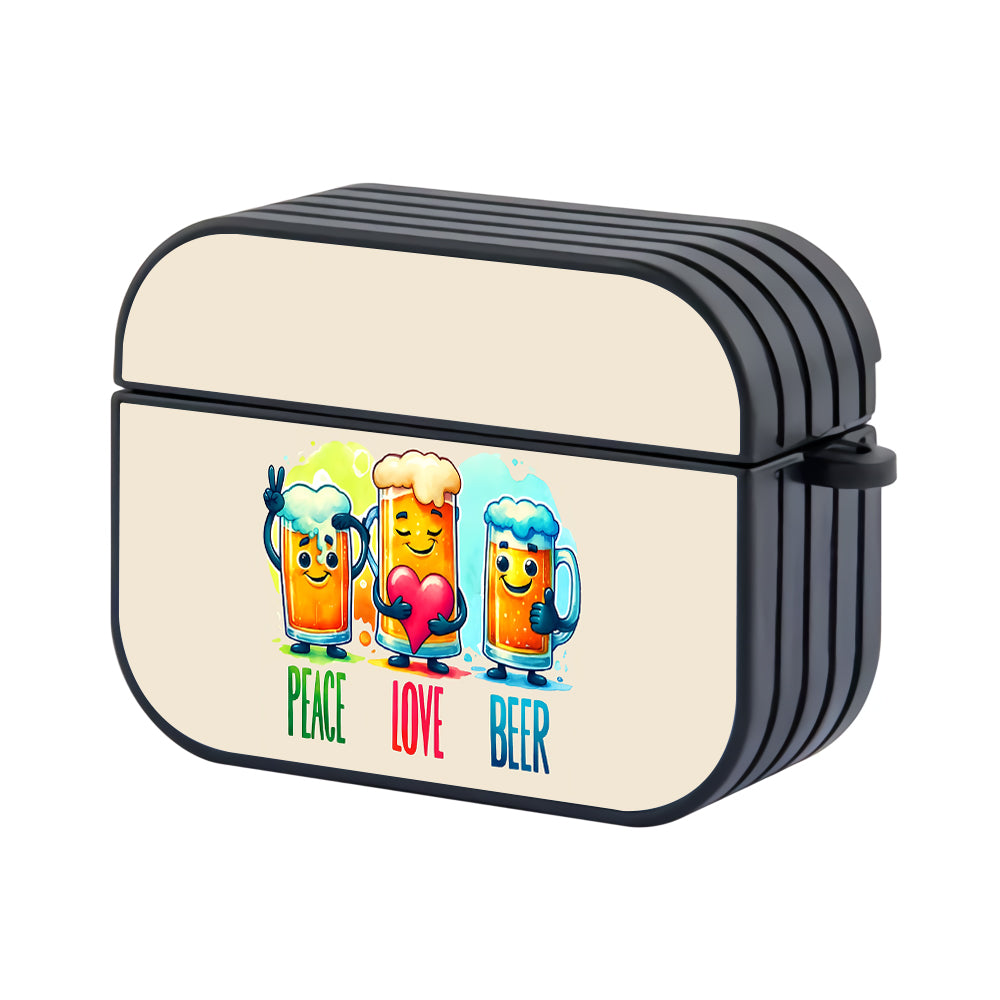 Peace Love Beer Apple Airpods Pro Case - Altracase