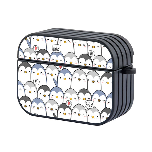 Penguin Flock Pattern Apple AirPods Pro 2 Case - Altracase