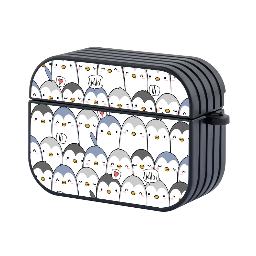 Penguin Flock Pattern Apple AirPods Pro 3 Case - Altracase