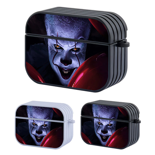 Pennywise Face IT Creepy Hard Plastic Case Cover For Apple Airpods Pro