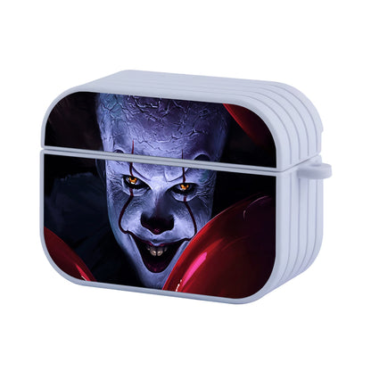 Pennywise Face IT Creepy Hard Plastic Case Cover For Apple Airpods Pro