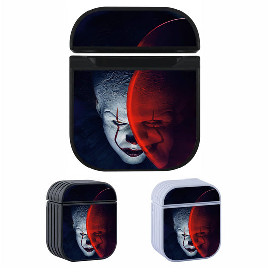 Pennywise IT Scary Clown Hard Plastic Case Cover For Apple Airpods