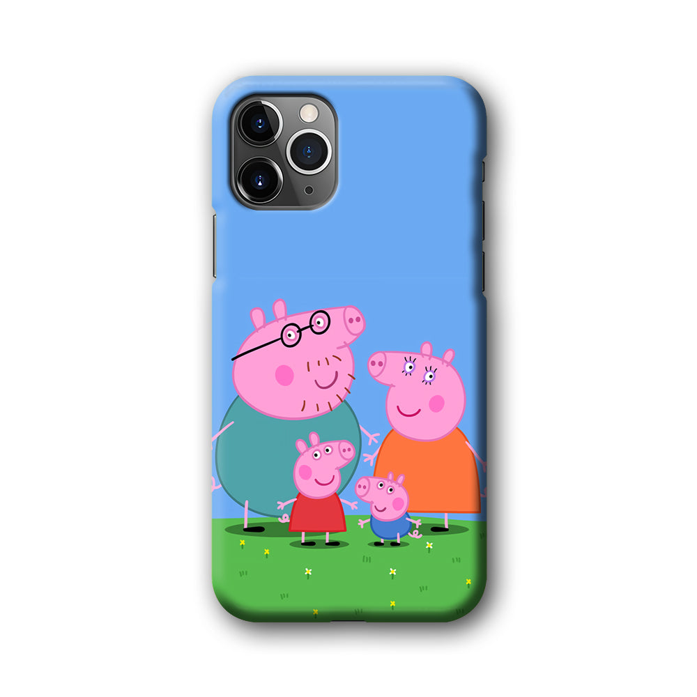 Peppa Pig Family Cartoon iPhone 11 Pro Case