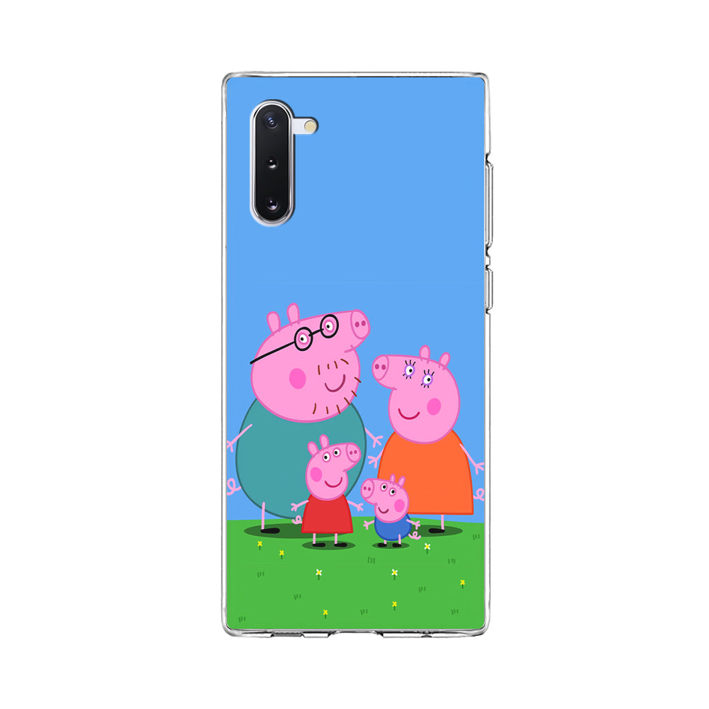 Peppa Pig Family Cartoon Samsung Galaxy Note 10 Case