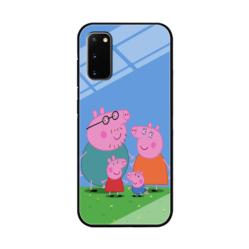 Peppa Pig Family Cartoon Samsung Galaxy S20 Case