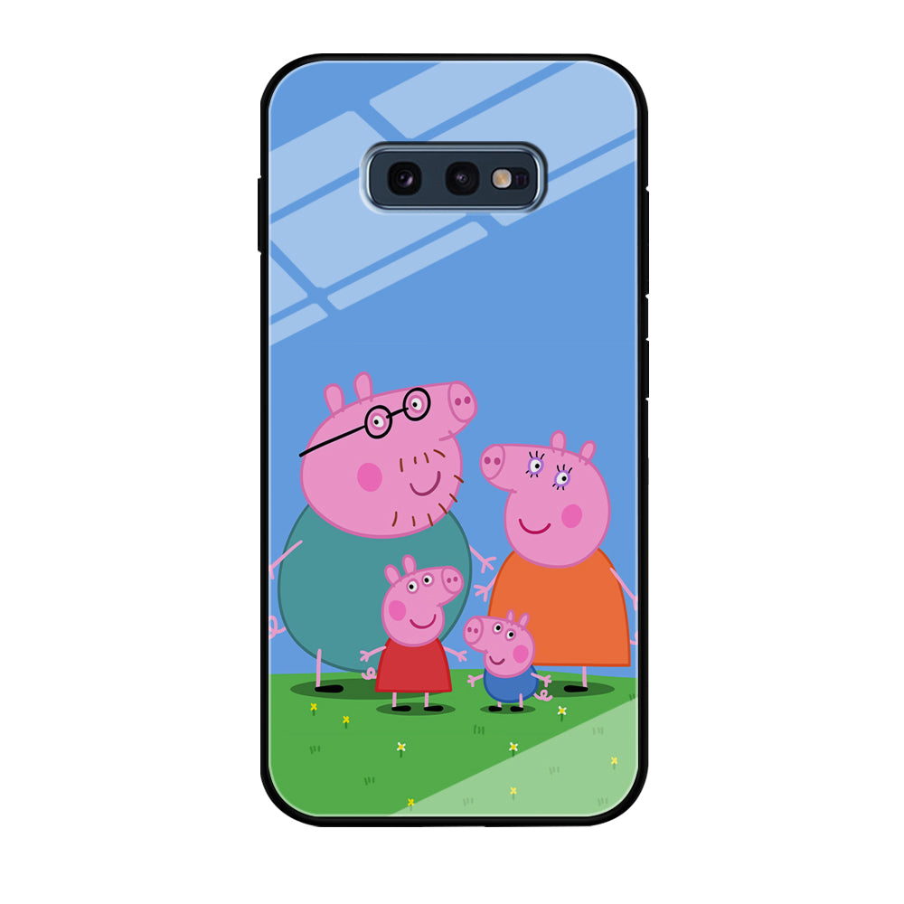 Peppa Pig Family Cartoon Samsung Galaxy S10E Case